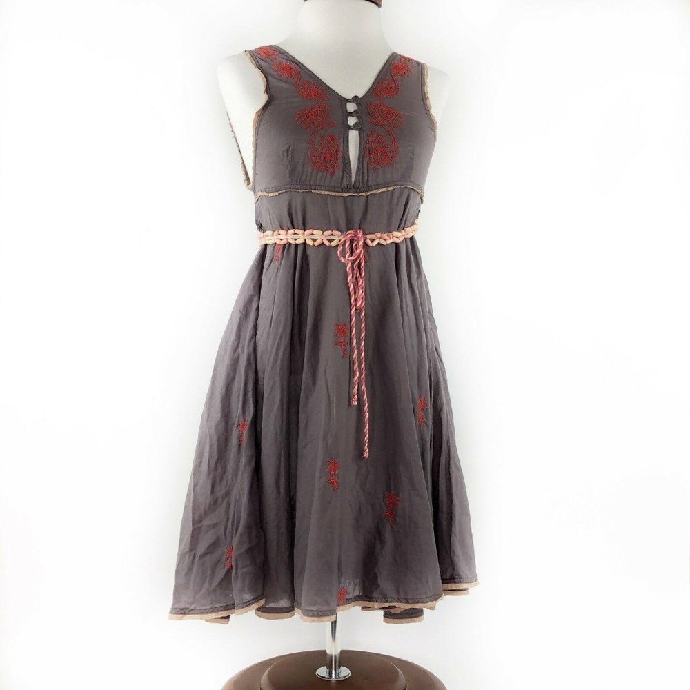 Free People Beaded Embllished Sequin Embroidered M